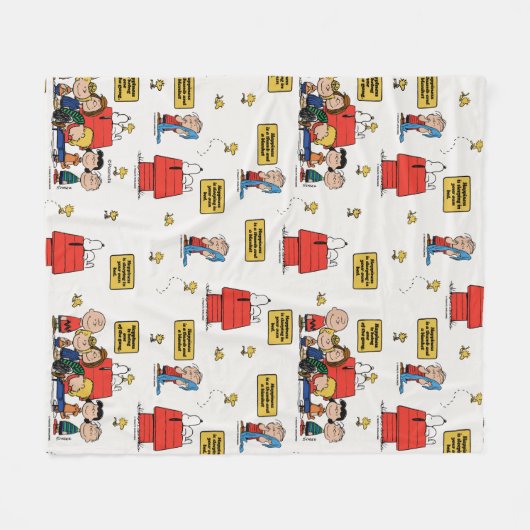 Erdnüsse | Glück ist... Fleecedecke (Vorderseite (Horizontal))