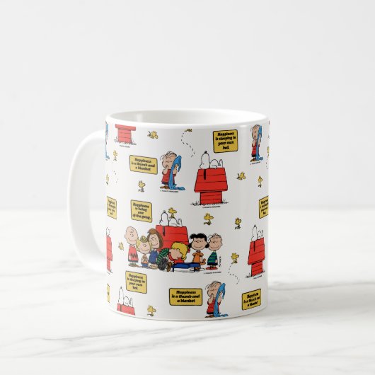 Erdnüsse | Glück ist... Kaffeetasse (Vorderseite Links)