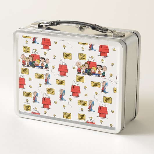 Erdnüsse | Glück ist... Metall Brotdose (Rückseite)