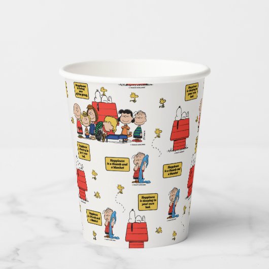 Erdnüsse | Glück ist... Pappbecher (Rückseite)