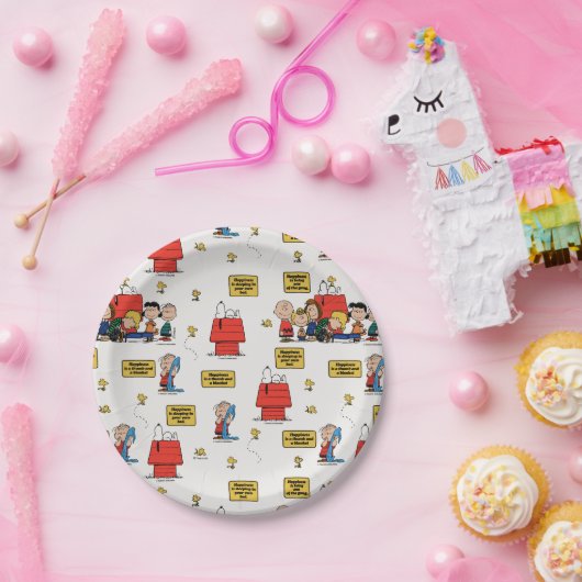 Erdnüsse | Glück ist... Pappteller (Party)