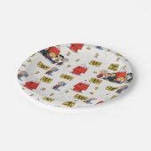 Erdnüsse | Glück ist... Pappteller (Schrägansicht)