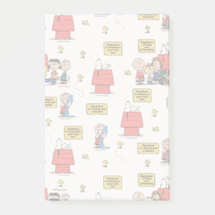 Erdnüsse Glück ist... Post-it Klebezettel