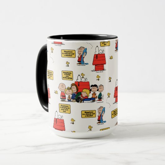 Erdnüsse | Glück ist... Tasse (Vorderseite Links)