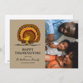 Erdnüsse | Glücklicher Thanksgiving Woodstock Türk Feiertagskarte (Vorne/Hinten)