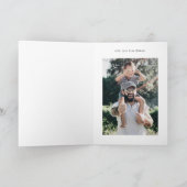 Erdnüsse | Glücklicher Vatertag Feiertagskarte (Innenseite)