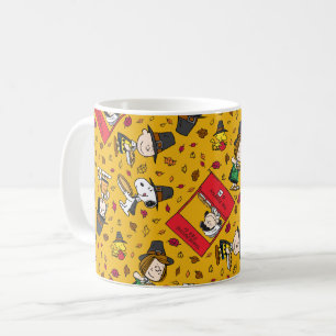 Erdnüsse Glückliches Erntedankmuster Kaffeetasse