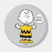 Erdnüsse | Good GTrauer Charlie Brown Magnet (Vorne)
