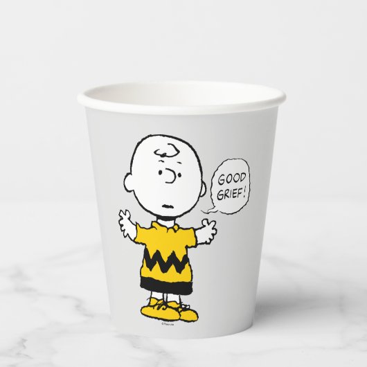Erdnüsse | Good GTrauer Charlie Brown Pappbecher (Vorderseite)