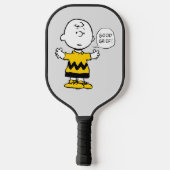 Erdnüsse | Good GTrauer Charlie Brown Pickleball Schläger (Rückseite)