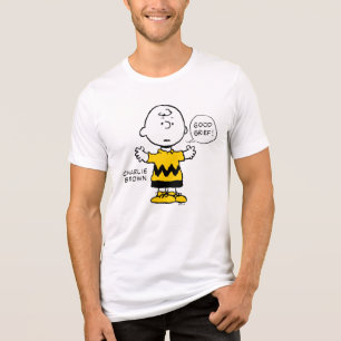 Erdnüsse Good GTrauer Charlie Brown Tri-Blend Shirt