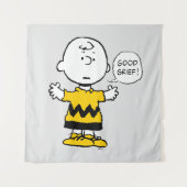 Erdnüsse | Good GTrauer Charlie Brown Wandteppich (Vorderseite)