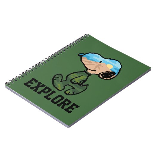 Erdnüsse | Große Snoopie im Freien Notizblock (Linke Seite)