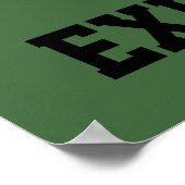 Erdnüsse | Große Snoopie im Freien Poster (Ecke)