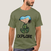 Erdnüsse | Große Snoopie im Freien T-Shirt (Vorderseite)