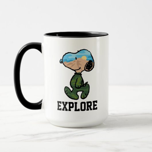 Erdnüsse | Große Snoopie im Freien Tasse (Links)