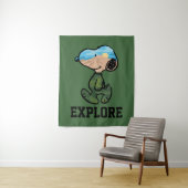 Erdnüsse | Große Snoopie im Freien Wandteppich (Beispiel)