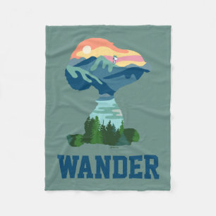 Erdnüsse   Großes Portrait aus Snoopy im Freien Fleecedecke