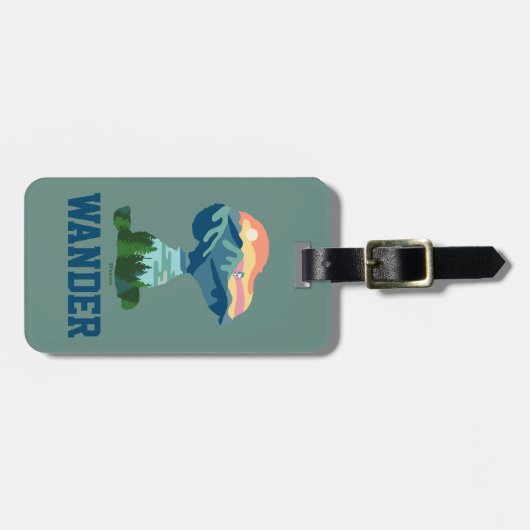 Erdnüsse | Großes Portrait aus Snoopy im Freien Gepäckanhänger (Vorderseite horizontal)