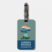 Erdnüsse | Großes Portrait aus Snoopy im Freien Gepäckanhänger (Rückseite vertikal)