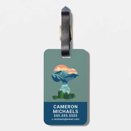 Erdnüsse | Großes Portrait aus Snoopy im Freien Gepäckanhänger (Rückseite vertikal)