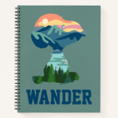 Erdnüsse | Großes Portrait aus Snoopy im Freien Notizblock (Vorderseite)