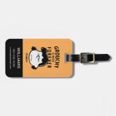 Erdnüsse | Grouchy Seit Forever Lucy Gepäckanhänger (Vorderseite horizontal)