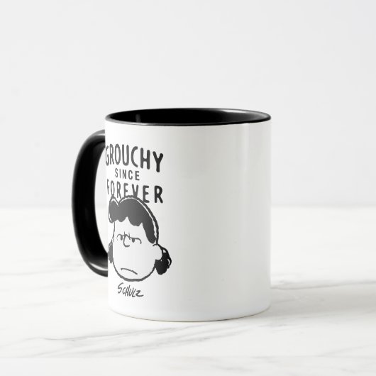 Erdnüsse | Grouchy Seit Forever Lucy Tasse (Vorderseite Links)