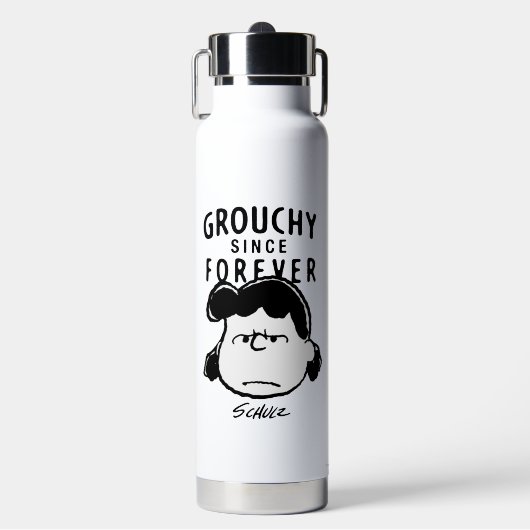 Erdnüsse | Grouchy Seit Forever Lucy Trinkflasche (Vorderseite)