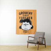 Erdnüsse | Grouchy Seit Forever Lucy Wandteppich (Beispiel)