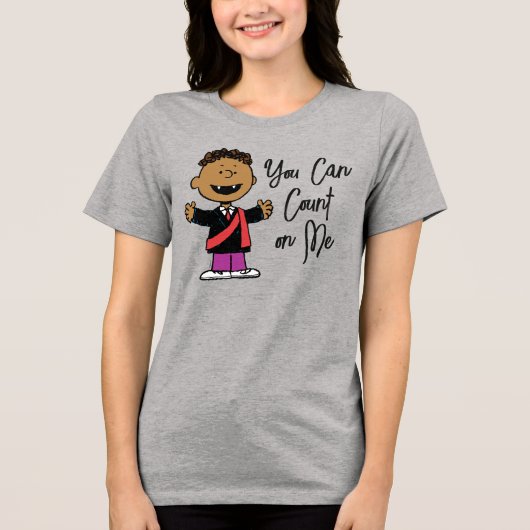 Erdnüsse | Halloween Franklin Vampire Tri-Blend Shirt (Vorderseite)