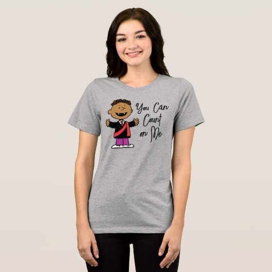 Erdnüsse | Halloween Franklin Vampire Tri-Blend Shirt (Vorderseite voll)