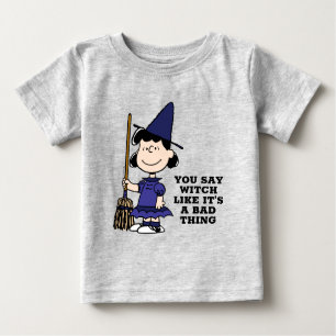 Erdnüsse   Halloween Lucy Hexe Baby T-shirt