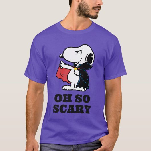 Erdnüsse | Halloween Snoopy Vampire T-Shirt (Vorderseite)