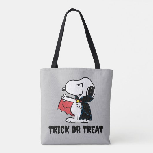 Erdnüsse | Halloween Snoopy Vampire Tasche (Rückseite)