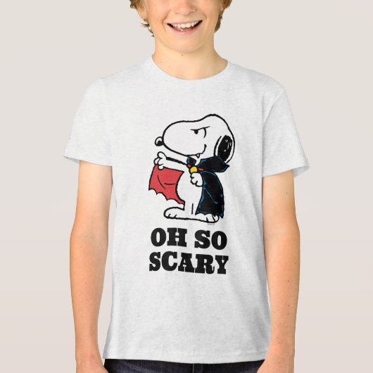 Erdnüsse | Halloween Snoopy Vampire Tri-Blend Shirt (Vorderseite)