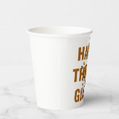 Erdnüsse | Happy Thanksgiving Combo Pappbecher (Rechts)