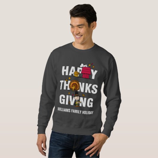 Erdnüsse | Happy Thanksgiving Combo Sweatshirt (Vorne ganz)