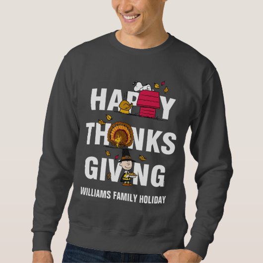 Erdnüsse | Happy Thanksgiving Combo Sweatshirt (Vorderseite)