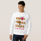 Erdnüsse | Happy Thanksgiving Combo Sweatshirt (Vorne ganz)