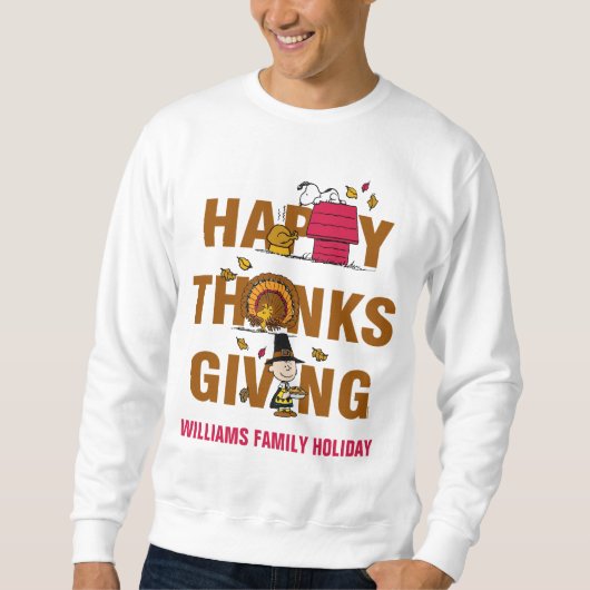 Erdnüsse | Happy Thanksgiving Combo Sweatshirt (Vorderseite)
