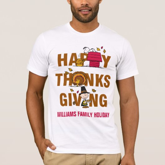 Erdnüsse | Happy Thanksgiving Combo T-Shirt (Vorderseite)