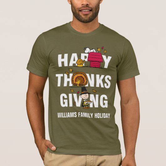 Erdnüsse | Happy Thanksgiving Combo T-Shirt (Vorderseite)