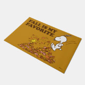 Erdnüsse | Herbst ist mein Favorit Fußmatte (Schrägansicht)