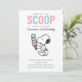 Erdnüsse | Hier ist der Schotter - Eiscreme zum Ge Einladung (Stehend Vorderseite)