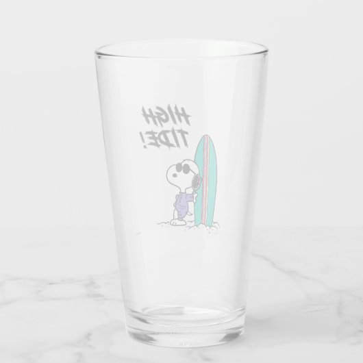 Erdnüsse | Hochwasser des Snoopy Glas (Rückseite)
