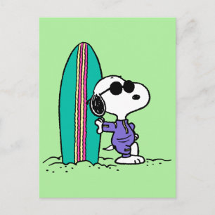 Erdnüsse   Hochwasser des Snoopy Postkarte