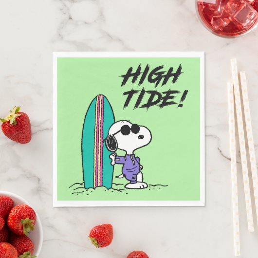 Erdnüsse | Hochwasser des Snoopy Serviette (Beispiel)