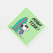 Erdnüsse | Hochwasser des Snoopy Serviette (Ecke)