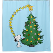 Erdnüsse | Holiday Tree Trimming Duschvorhang (Vorderseite)